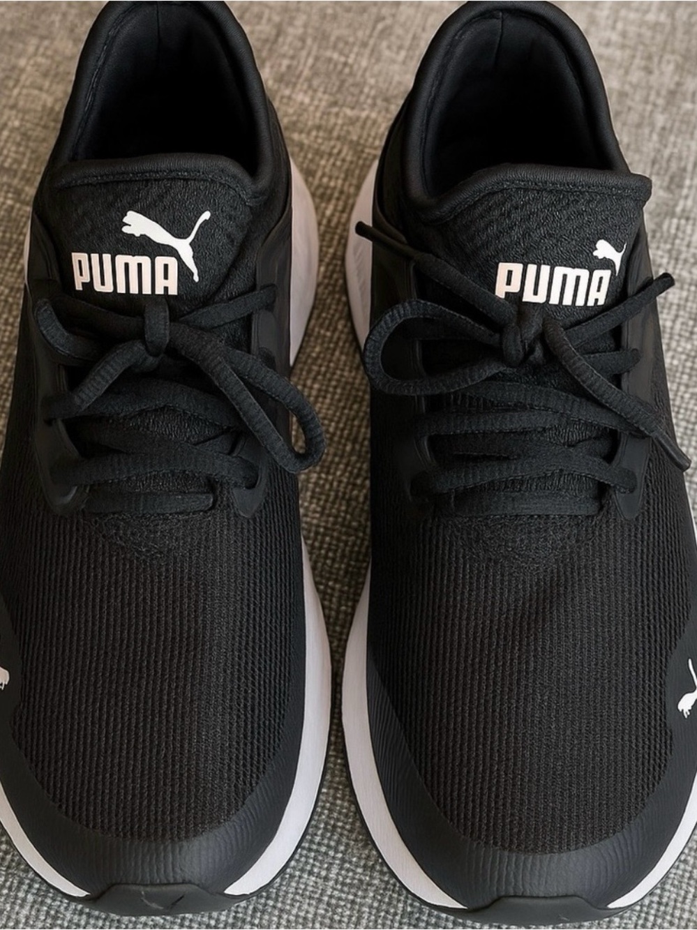 Puma Black and White Athletic Sneakers
